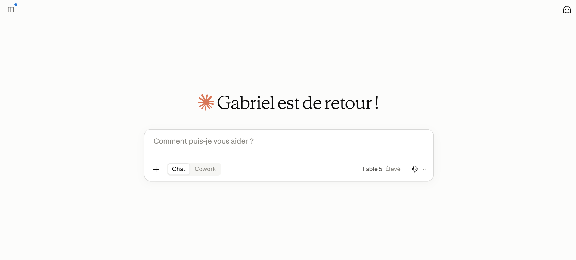 Interface Claude avec accès aux connecteurs