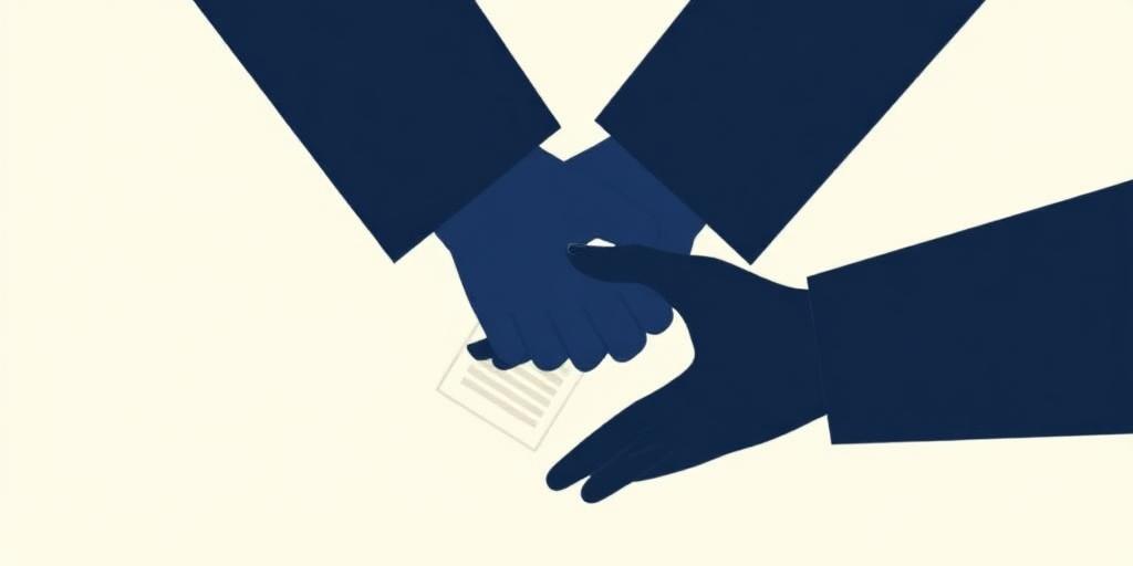 Illustration : poignée de main symbolisant le contrat d'engagement avec France Travail